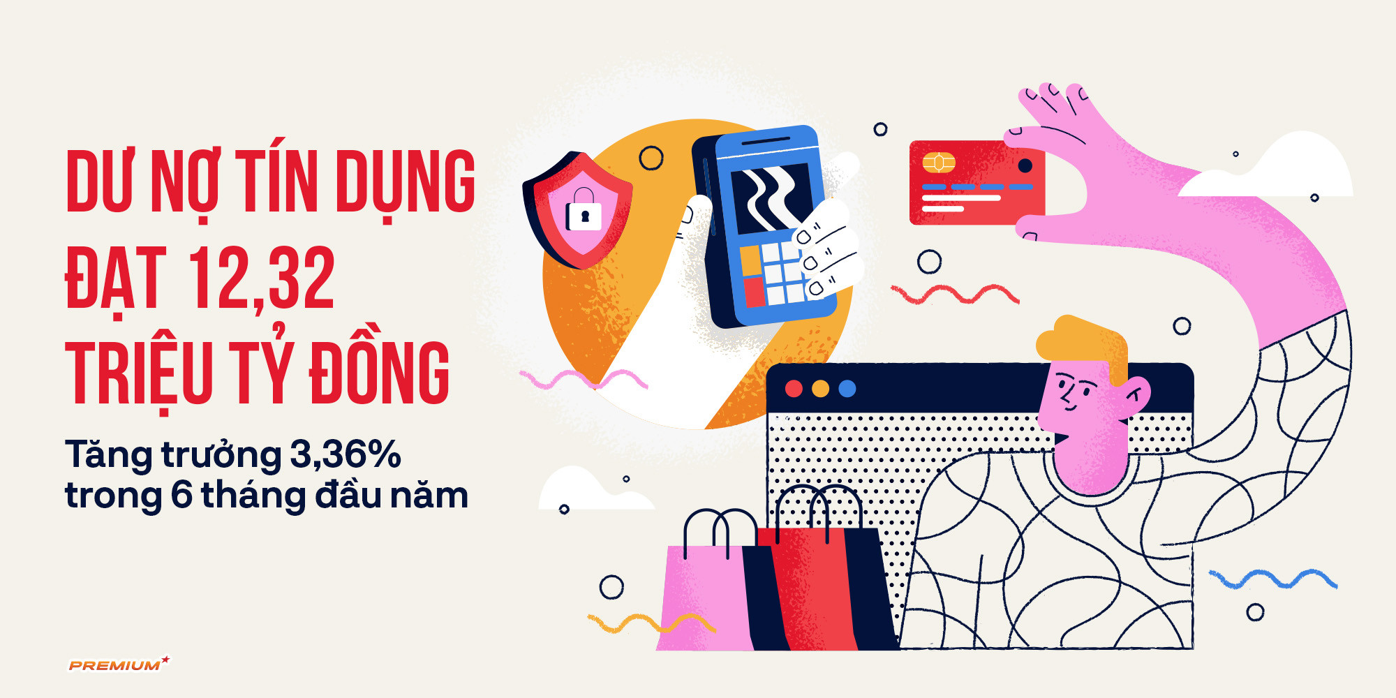 Đến 15/06/2023, dư nợ tín dụng toàn nền kinh tế đạt khoảng 12,32 triệu tỷ đồng